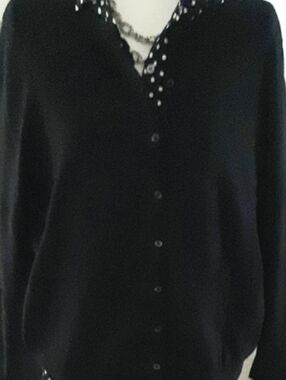Croft & Barrow Women's Black Cardigan Sweater 2X